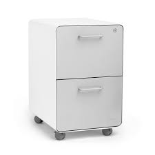Rated 5 out of 5 stars. White Light Gray Stow 2 Drawer File Cabinet Rolling Poppin
