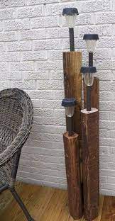 Mount Solar Lights On Posts For Lighting Without Electrical Cords Wiring Around The Lawn And Garden Diy Patio Deck Decorating Diy Outdoor
