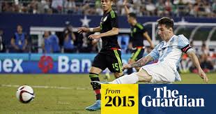 But can lionel messi in kun agüero's body do it on a cold rainy night in stoke? Sergio Aguero And Lionel Messi Strike Late As Argentina Draw With Mexico Argentina The Guardian