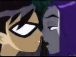 She is also robin's main love interest and finally becomes his girlfriend in the series finale movie. Robrae Kiss Gif Gfycat
