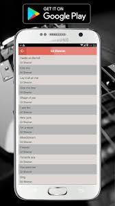 Ed sheeran letras de musica. Ed Sheeran Perfect Song Para Android Apk Baixar