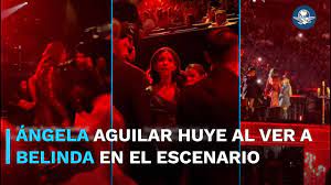 Ángela Aguilar evita ver presentación de Belinda en Premios Lo Nuestro -  YouTube