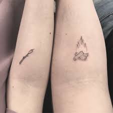 75 Suuuuuuuper Tiny Tattoos That Even Your Grandma Will Approve Of Pair Tattoos Couple Tattoos Camping Tattoo