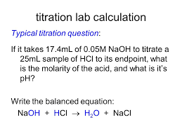 For example, if you're given the mass of a solute in grams, use the molar mass (usually rounded to two decimal places) of that solute to convert the given mass into moles. Titration A Lab Technique To Determine The Molarity Of A Compound Ppt Download
