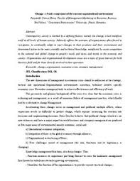 O hartă creată de către utilizatori ca şi tine! Change A Basic Component Of The Current Organizational Environment Munich Personal Repec Archive