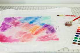 Canvas painting tutorials watercolor projects watercolor design floral watercolor prima watercolor watercolor paintings watercolours gouche painting watercolor flowers tutorial art philosophy® welcome to prima prima marketing, inc. How To Watercolor Paint On Fabric Tutorial Ella Claire Co