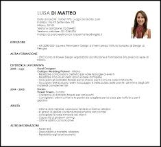 Modello Curriculum Vitae Fiorista Esempio Livecareer