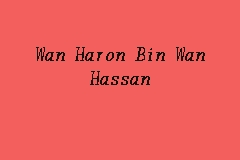 Get their location and phone number here. Wan Haron Bin Wan Hassan Lawyer In Subang Jaya