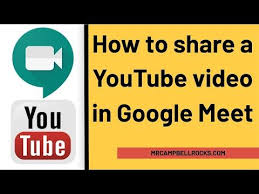 Google Meet How To Share A Youtube Video In Google Meet Youtube Digital Learning Classroom Online Teaching Resources Google Classroom Activities