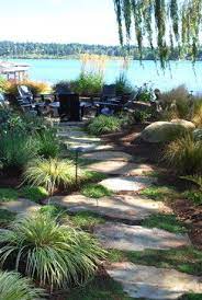 Brighten up your cascading tiered fountain with colorful blossoms along its edge. 39 Landscapes For Waterfront Parcels Ideas Waterfront Landscape Landscape Design