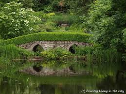 Jardin De Berchigranges Garden Bridge Nature Paradise Garden