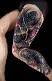 165 Best Leg Sleeve Tattoo Designs For Women And Man 2021 Best Leg Tattoos Koi Tattoo Design Koi Tattoo Sleeve