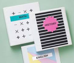 Pink and gray striped binder cover. Four Ways To Wake Up Your Ordinary Binders Avery Com