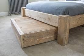 Keeping The Bedroom Tidy With Wooden Under Bed Storage Drawers Reclaimed Wood Underbed Storage And Drawer Under Bed Storage Under Bed Storage Boxes Under Bed