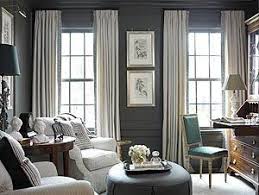 Grey Walls White Curtain Dark Wood Home Home Decor Grey Walls