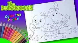 Juegos de colorear online con movimiento gratis. The Backyardigans Coloring Pages For Children Pablo And Tyrone From The Backyardigans Colouring Youtube