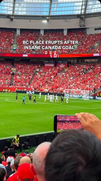 WHAT A DAY FOR CANADA MENS SOCCER FIRST EVER WORLD CUP WIN AT HOME IN  VANCOUVER 🇨🇦🔥 | yakeandmarie | Facebook