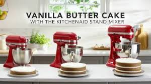 Throw in an attachment to help them get the most out of it. Vanilla Butter Cake Recipe With The Kitchenaid Stand Mixer Youtube