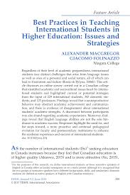 Program, programs, chronogram, program ae, program iso, mtf program. Pdf Best Practices In Teaching International Students In Higher Education Issues And Strategies