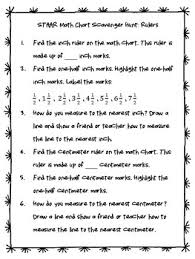 New Gr 4 5 Staar Math Chart Scavenger Hunt For Tx Teachers