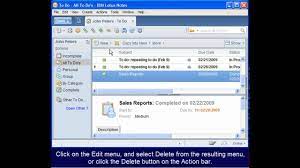 How To Work With Personal To Do Items In Lotus Notes 8.5 - Youtube
