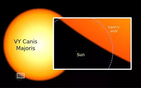 It is also a massive red supergiant and a variable star. If Vy Canis Majoris Was Compared To Earth Would You See Earth Quora