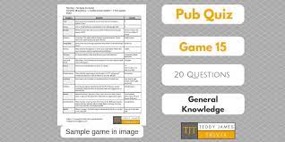 Being stuck inside is the perfect excuse to catch up on all of the books that have accumulated on your shelves over the years. Trivia Questions For Pub Quiz Game 15 20 General Etsy