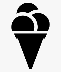 Download thousands of free icons of food in svg, psd, png, eps format or as icon font. Black And White Clip Ice Cream Black Logo Png Free Transparent Clipart Clipartkey