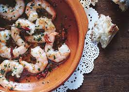 Garlic Shrimp With Chiles De Arbol Recipe Recipes Garlic Recipes Cooking