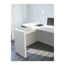 Malm Bureau Avec Tablette Coulissante Blanc 151x65 Cm Ikea In 2020 White Paneling Ikea Malm Desk Malm