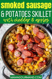 Smoked Sausage And Potatoes Dinner Recipe Smoked Sausage Recipes Smoke Sausage And Potatoes Beef Sausage Recipes
