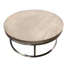 Luxury box design coffee table trunk modern shop restoration hardware metal trunks aluminum table table design planning industrial coffee table. Restoration Hardware Nicholas Oak Round Coffee Table Original Price 2 320 Design Plus Gallery