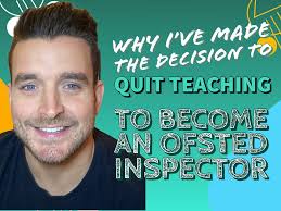 BIG ANNOUNCEMENT. After a lot of thinking and discussion I have decided to  quit teaching to become an inspector. I have shared all the reasons why I  think this is the right