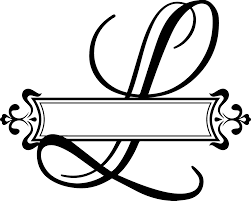 Download Ready To Decorate Fancy Letter Monogram Split Monogram Customized Free Large Kids Crafts