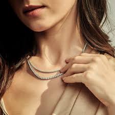 Diamond Tennis Necklaces