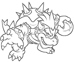 Currently, we suggest super mario bowser coloring pages for you, this article is similar with funny clown coloring pages. Bowser From Mario Coloring Pages