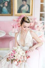 This Valentine S Day Wedding Inspiration Will Have You Tickled Pink Ruffled Wedding Inspiration Pink Wedding Inspiration Bridal Styled Shoot