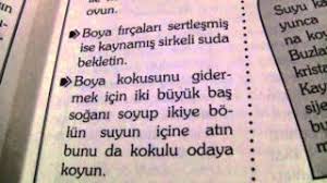 Buna ek olarak ertesi gün içerisinde de oda hava almayacak şekilde. Boya Kokusunu Nasil Giderilir Youtube