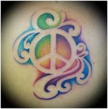 It has a lot of elements to it and the black background mixed with the flowers makes a great contrast. Best Peace Tattoo Designs Our Top 10