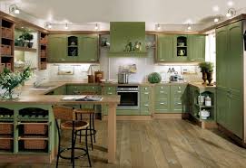 Grune Kuche Green Kitchen Innenarchitektur Kuche Grune Kuchenschranke Landkuchendesign