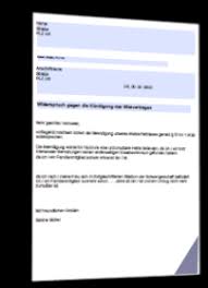 Es wird beschrieben, ob es sich um ein privates oder gewerbliches mietverhältnis handelt, die kündigung. Widerspruch Fristlose Kundigung Mietvertrag Muster