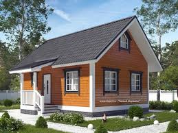 проекты домов 8 на 8 с мансардой и верандой Derevyannyj Dom Iz Brusa Gabaritami 6 Na 8 Metrov Proekty Domov Dom Plany Nebolshih Domov