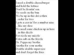 Big Mac Rap With Lyrics Funny Songs Rap Big Mac