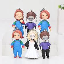 See more ideas about childs play chucky, chucky, kids playing. 6pcs Set Neca Figure Horror Movie Child S Play Chucky Bride Of Chucky Son Doll Keyring Keychain Pendant Figure Model Toy Action Figures Aliexpress