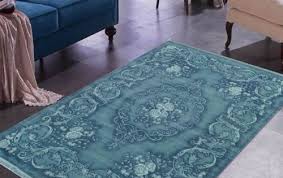 Merinos Salon Hali 200x300 Serena Srn007 Krem Turkuaz Halilar Turkuaz Oya