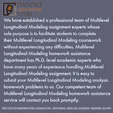 Statistics Homework Tutors Offers Multilevel Longitudinal Modelling Assignment Writing Help Service Multilevel Writing Help Homework Help