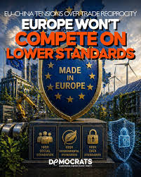According to the press, Beijing is threatening countermeasures if Brussels  keeps its “Made in Europe” preference. But reciprocity is not provocation:  it is common sense. Europe cannot ask its industries to meet