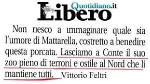 Abbiamo Presentato Una Denuncia Contro Vittorio Feltri Continuiamo A Batterci Contro Il Razzismo Articolo21