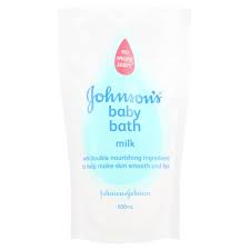 Johnson S Milk Baby Bath Refill 600ml Tesco Groceries