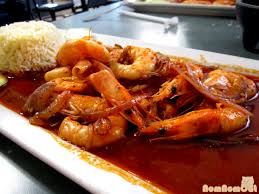 Camarones enchilados is loosely translated to spicy shrimp however this recipe is not spicy in spite of its spicy appearance. Tamarindo Nom Nom Cat
